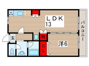 シェモワード稲毛の物件間取画像